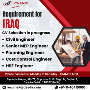 Exciting Job Opportunities for Engineers in Iraq – Apply Now!