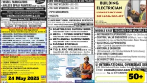 Assignment Abroad Times PDF Today 24 May 2025 is your trusted source for the latest overseas job listings.